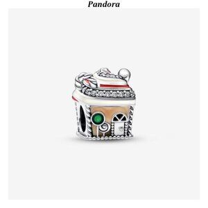 Authentic Pandora Festive Gingerbread House Charm
